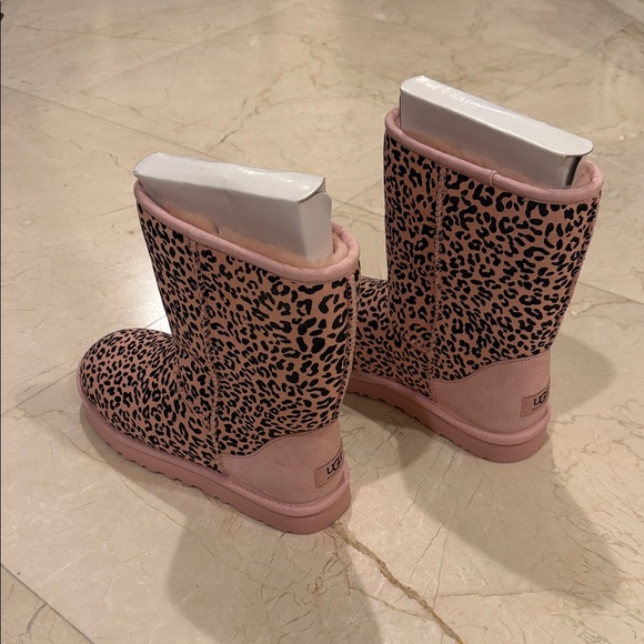 UGG Pink Leopard Print Boots - Picture 5 of 8
